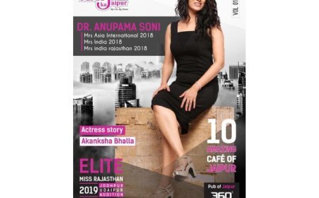 Aaj Ka Jaipur Cover Page Dr. Anupama Soni