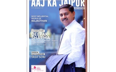Aaj Ka Jaipur Cover Page Deepak Sharma