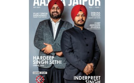 Aaj Ka Jaipur Cover Page Hardeep Singh Sethi & Inderpreet Singh Sethi