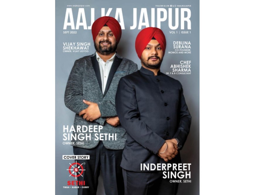 Aaj Ka Jaipur Cover Page Hardeep Singh Sethi & Inderpreet Singh Sethi