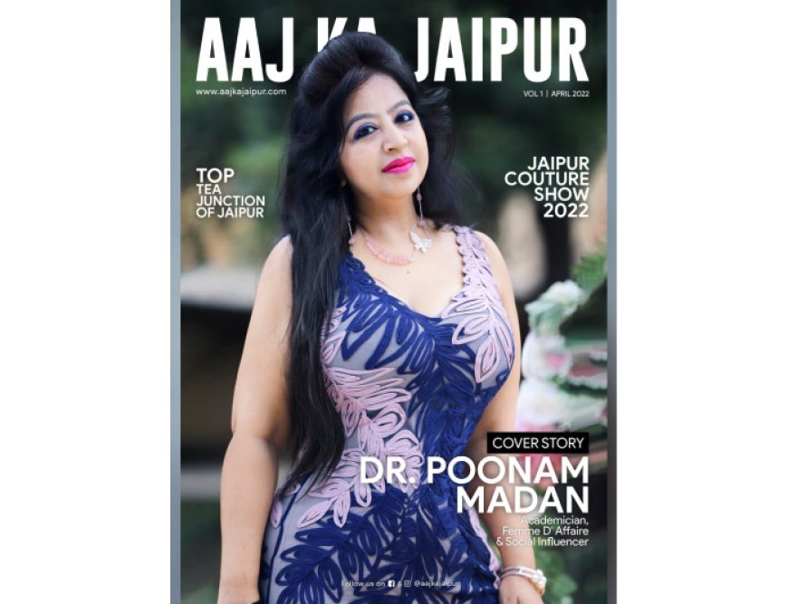 Aaj Ka Jaipur Cover Page Poonam Madan