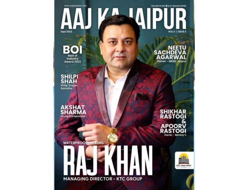 Cover Page: Raj Khan: A Journey of Innovation, Transformation, and Social Impact